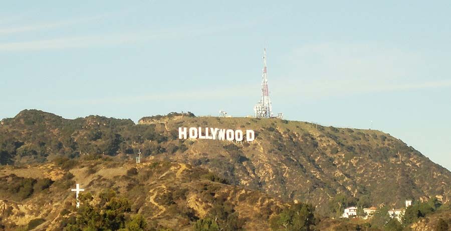 Hollywood en Los Ángeles durante una ruta por la Costa Oeste