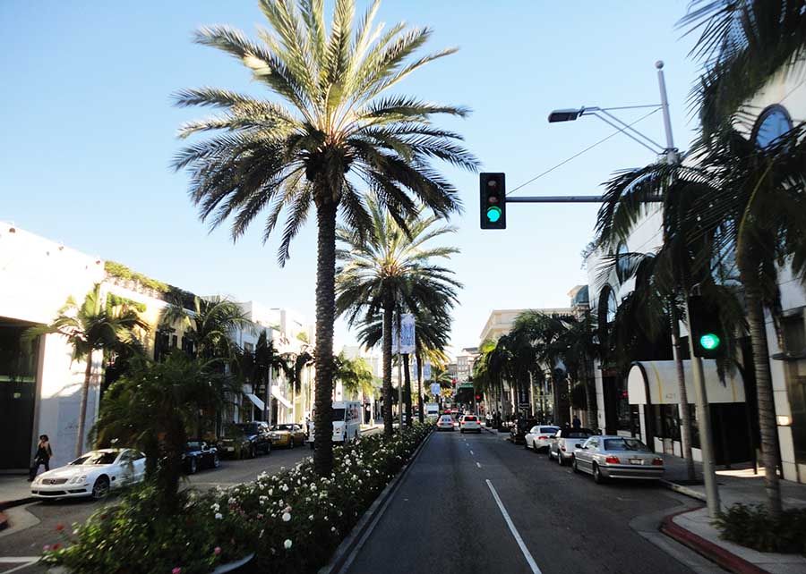 Ruta por Beverly Hills y Hollywood en Los Ángeles
