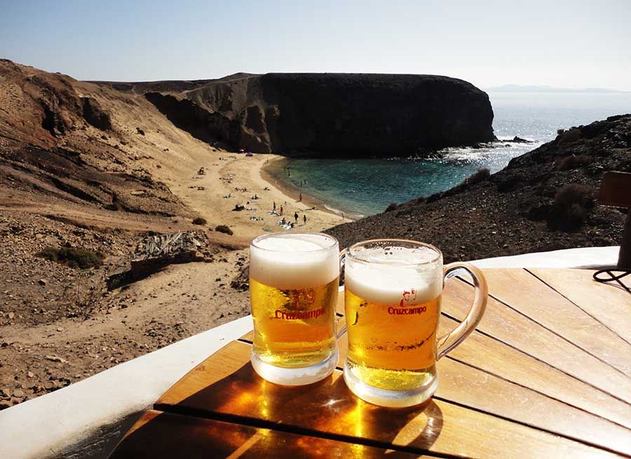 Calas de Papagayo en Lanzarote