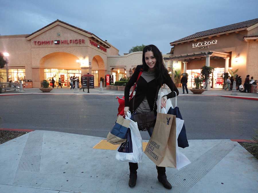 Compras durante el viaje por la Costa Oeste de Estados Unidos