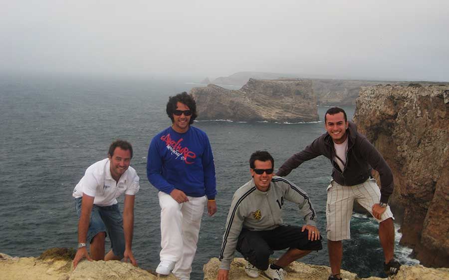 Cabo de San Vicente y costa rocosa cerca de Sagres