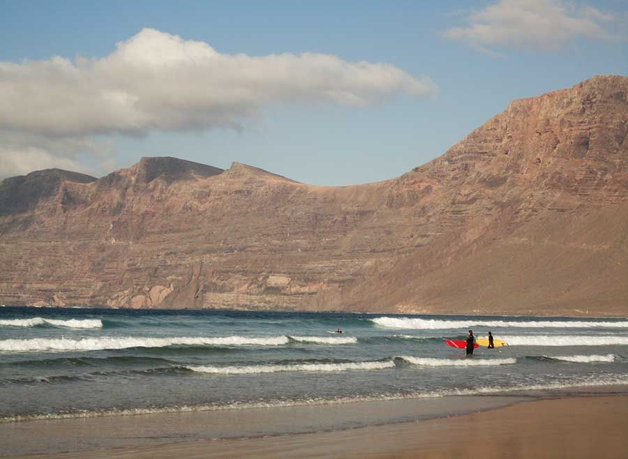 Paisaje costero de Lanzarote