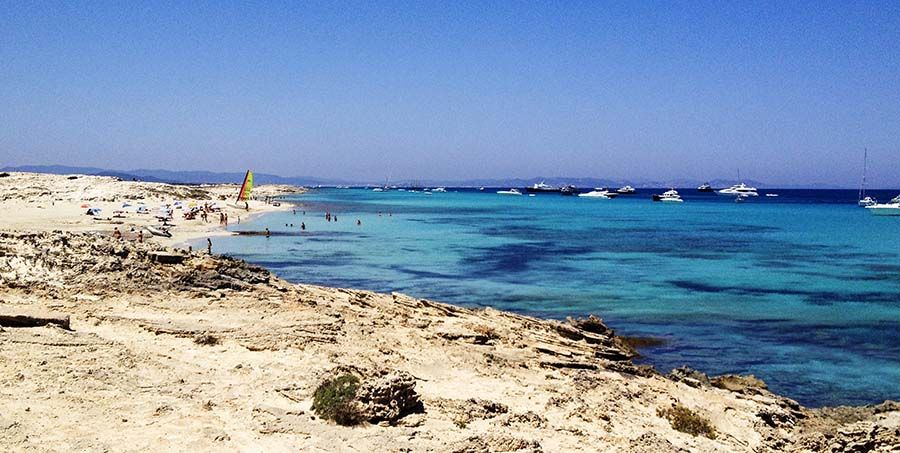Playas de Migjorn y Els Arenals en Formentera