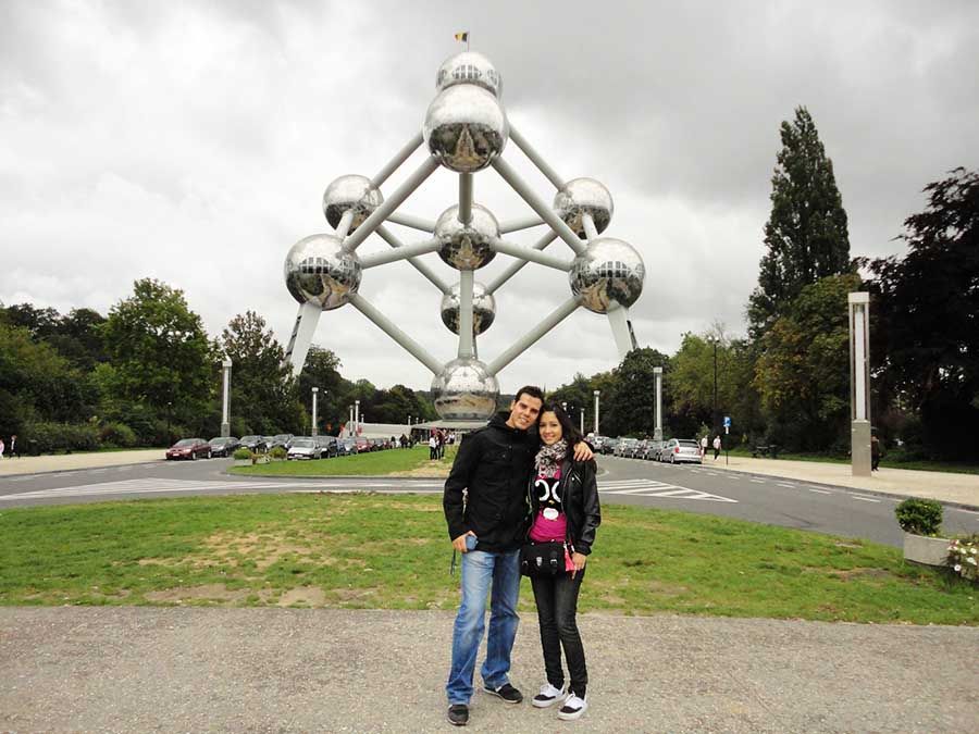 Atomium de Bruselas, construido para la Expo 58