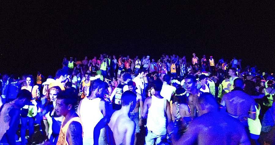 Full Moon Party en Koh Phangan, Tailandia