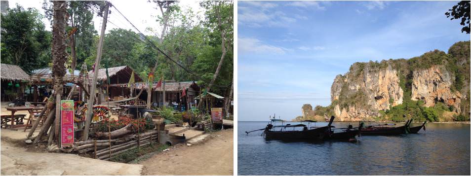 Tonsai-mochileros en Tailandia