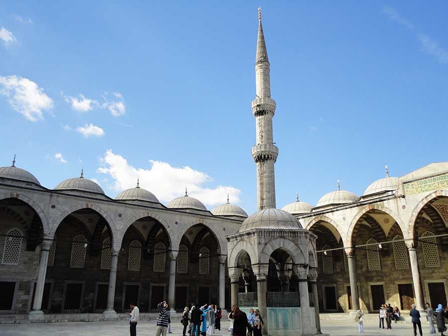 Palacio de Topkapı durante una ruta por Estambul