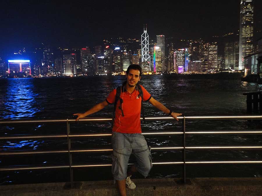Skyline de Hong Kong desde la Avenue of Stars
