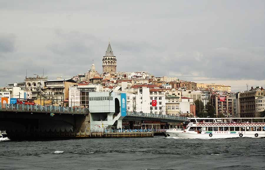 Crucero por el Bósforo entre Europa y Asia