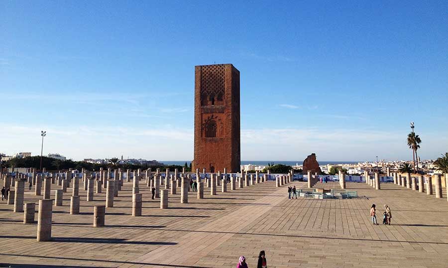 Torre Hassan y Mausoleo de Mohammed V en Rabat