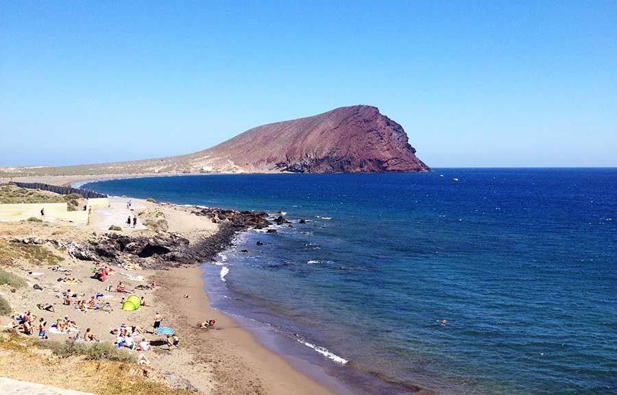 El Médano y la Montaña Roja en Tenerife