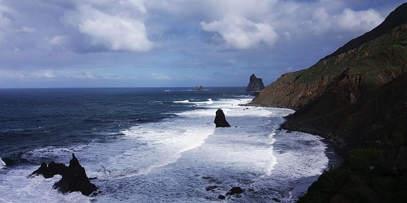 Playa de Benijo y costa de Anaga en Tenerife