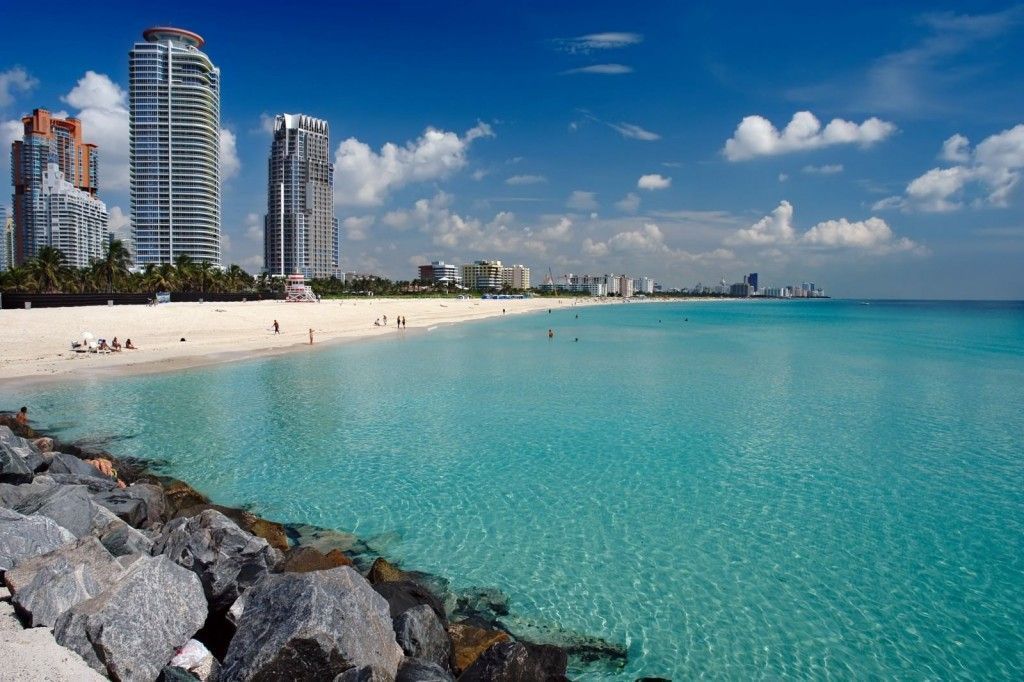 Playa de South Beach en Miami