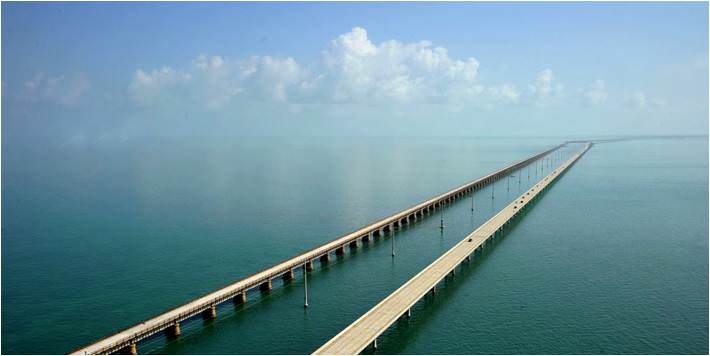 Carretera Overseas Highway sobre los Cayos de Florida