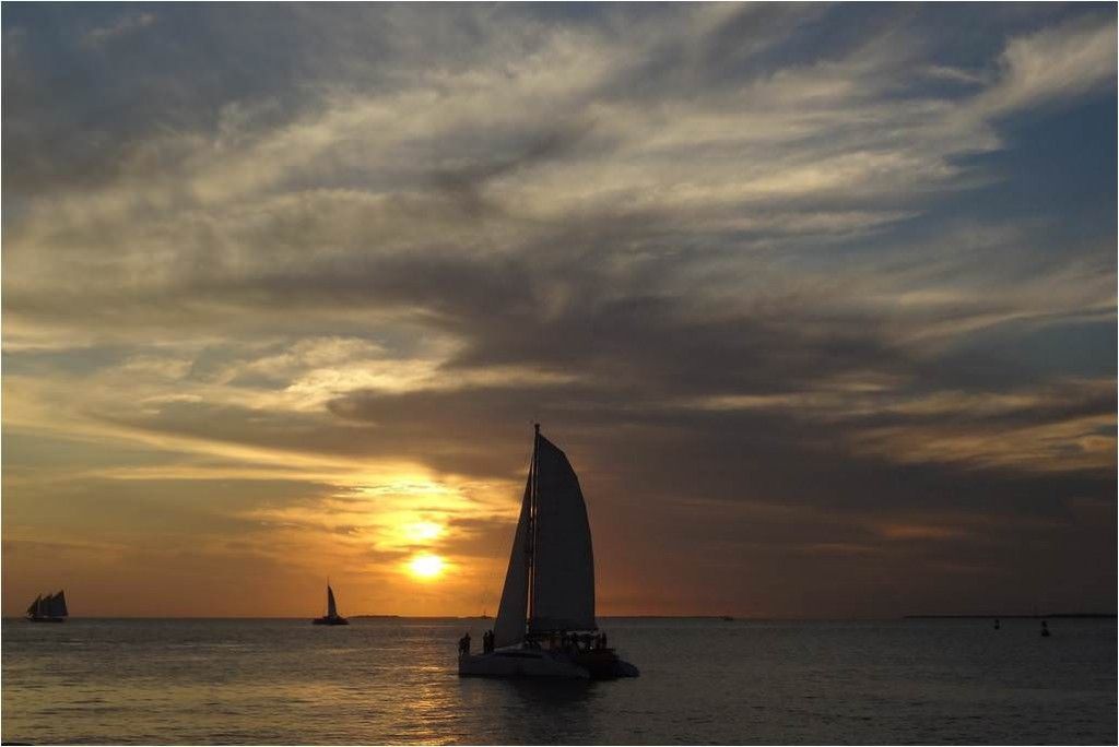 Atardecer en Mallory Square en Key West