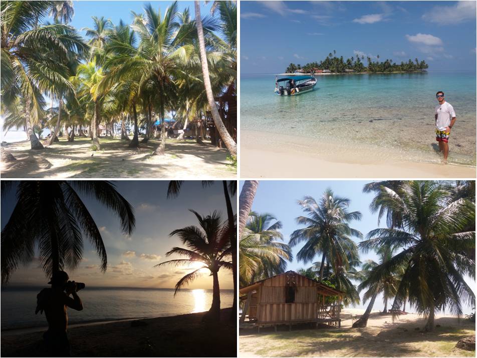 Playa de arena blanca en San Blas