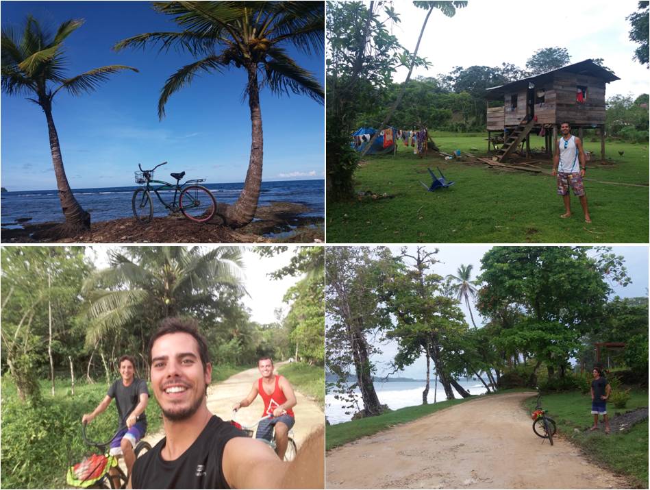 Ruta en bicicleta hacia Playa Bluff