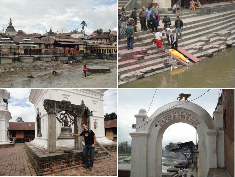 Pashupatinath y el río Bagmati en Katmandú