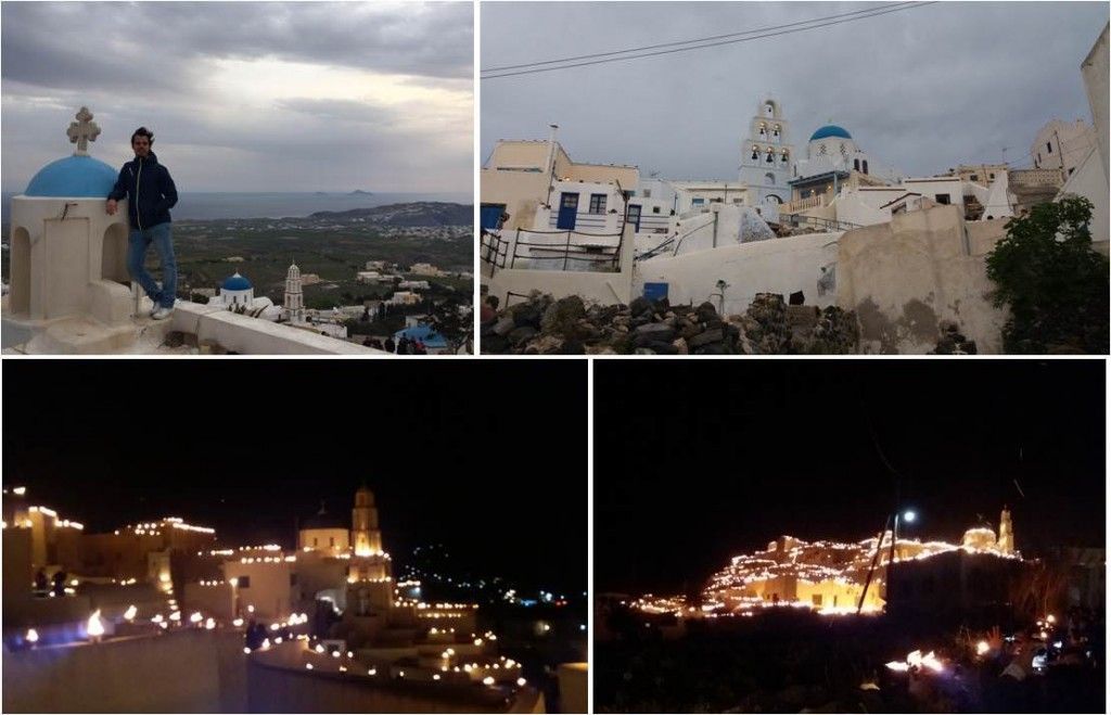 Pyrgos en Santorini Grecia