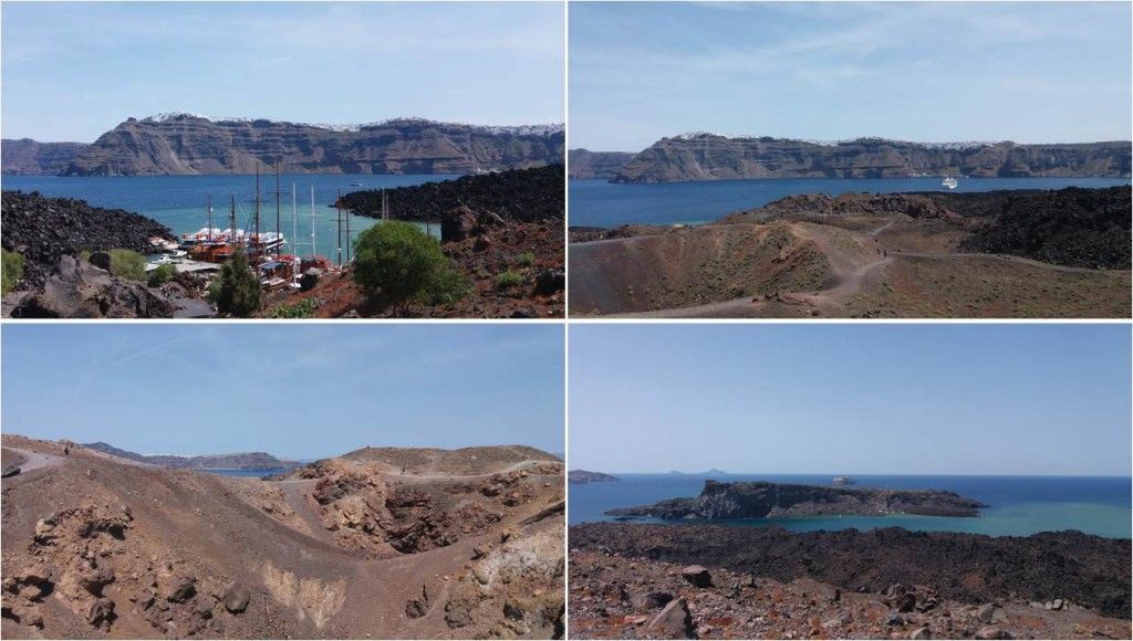 Viajar a Santorini-Volcán Nea Kameni