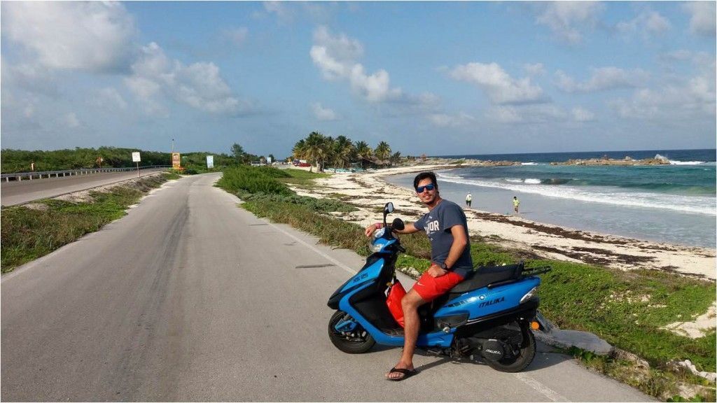 Alquilar moto en Cozumel