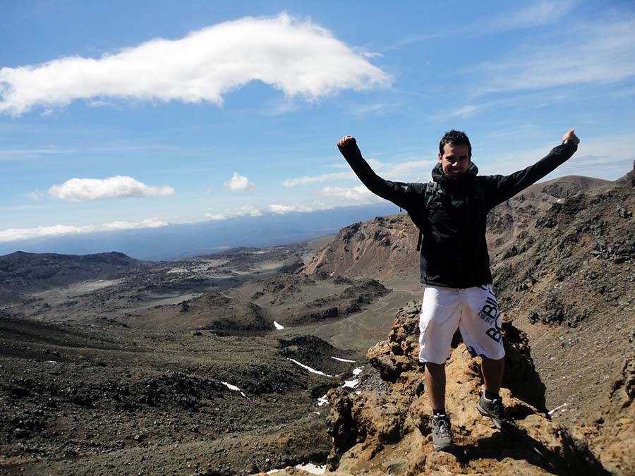 Paisaje volcánico del Tongariro Alpine Crossing
