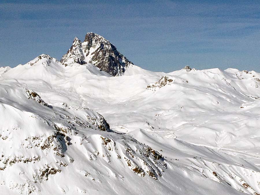 Esquiadores en las pistas del sector Portalet de Formigal