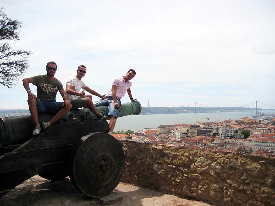 Vistas de Lisboa desde el Castelo de São Jorge