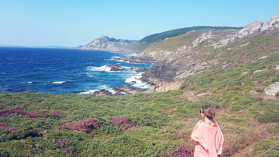 Costa y aguas de la Isla de Ons