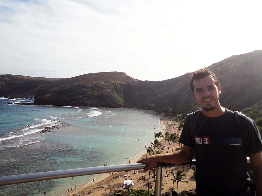 Aguas de Hanauma Bay en Oahu