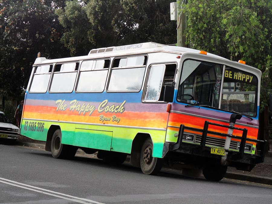 Calles y ambiente alternativo de Nimbin