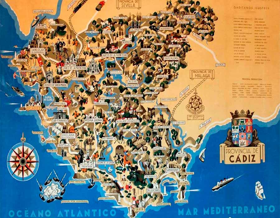 Cadiz Mapa