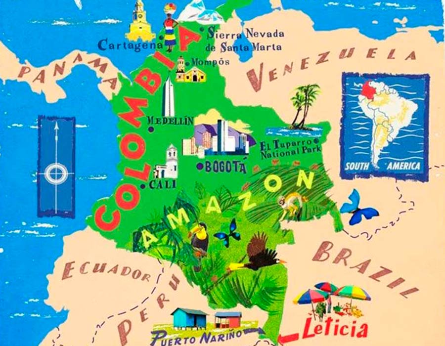 Colombia Mapa