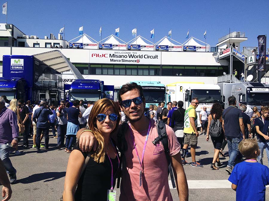 Ambiente del Gran Premio de San Marino de MotoGP en Misano