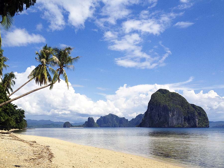 Paisaje de Filipinas durante nuestra ruta