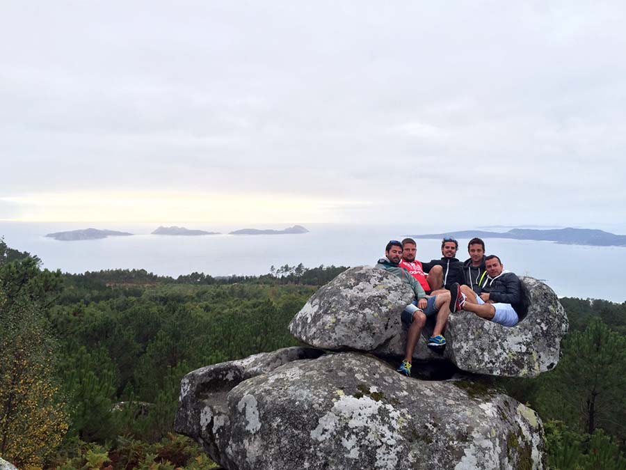 Mirador sobre la Ría de Vigo y las Islas Cíes