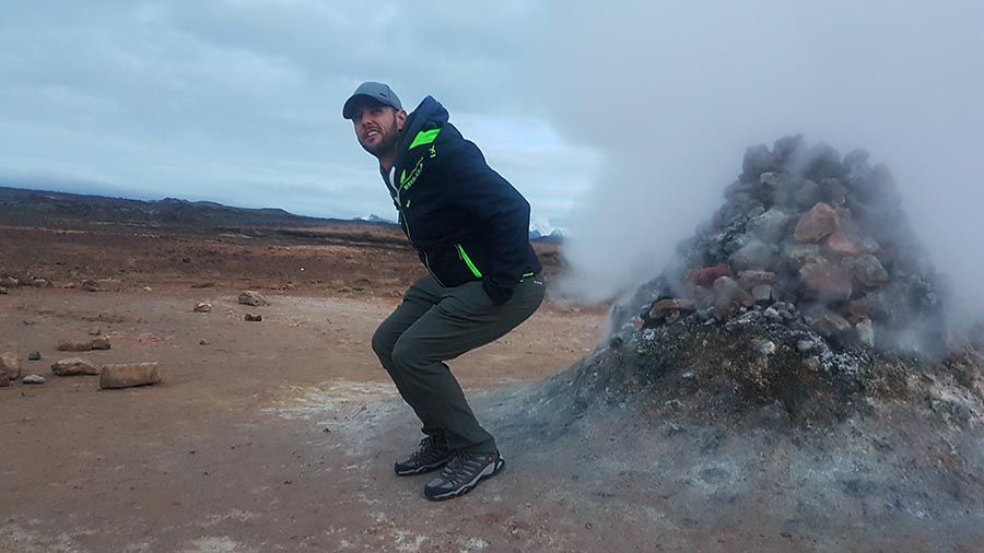 Tierras volcánicas en islandia