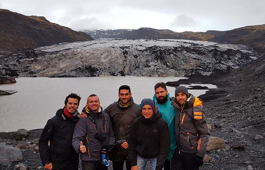 Glaciares en Islandia Sólheimajökull