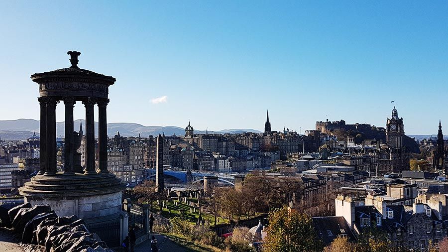 Calton Hill en Edimburgo-Miradores de Edimburgo