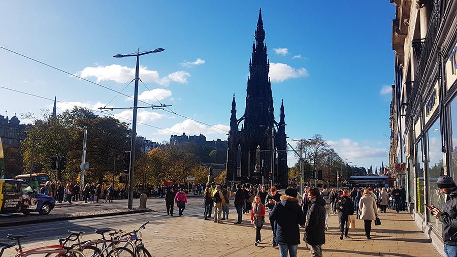 Guia de turismo de Edimburgo-Monumento Scott