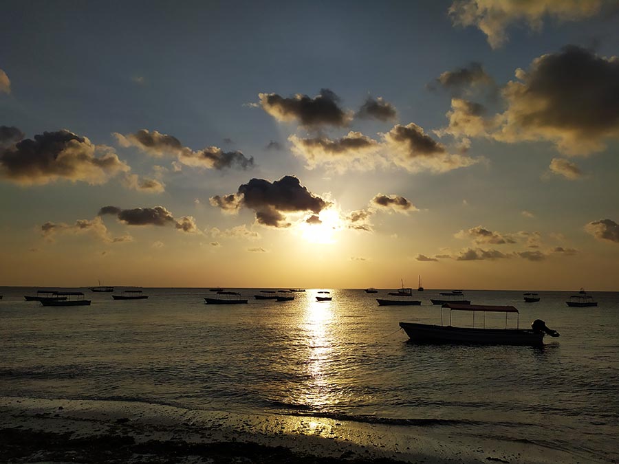 Sunset in Zanzibar