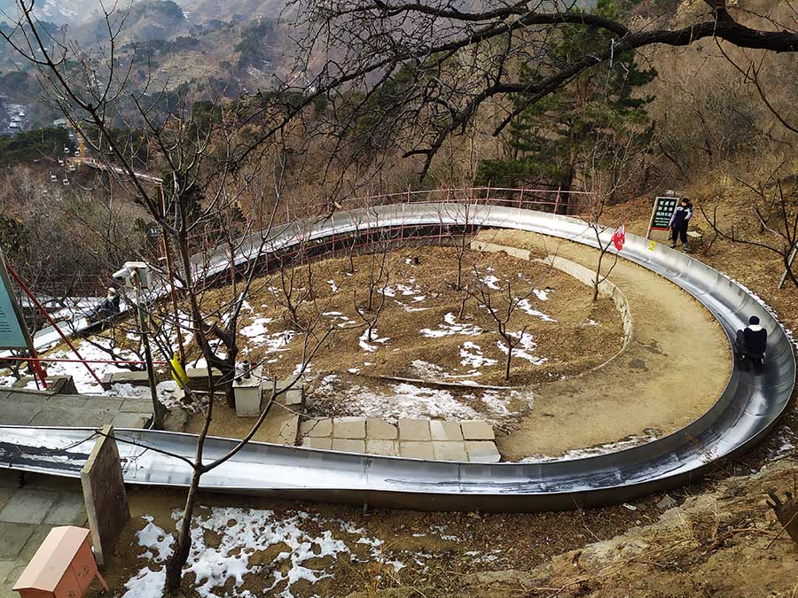 Tobogan muralla china Mutianyu
