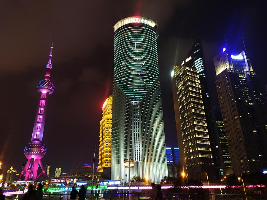Rascacielos en Shanghai
