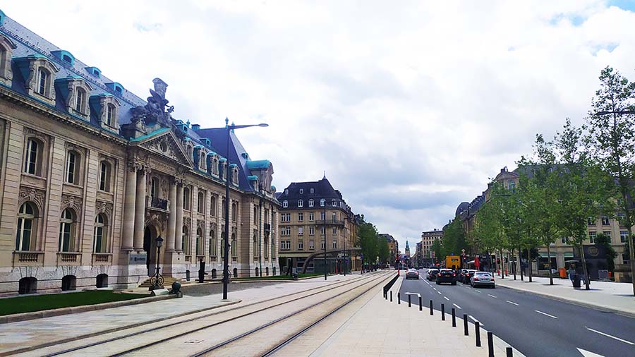 Avenida de la Libertad en Luxemburgo