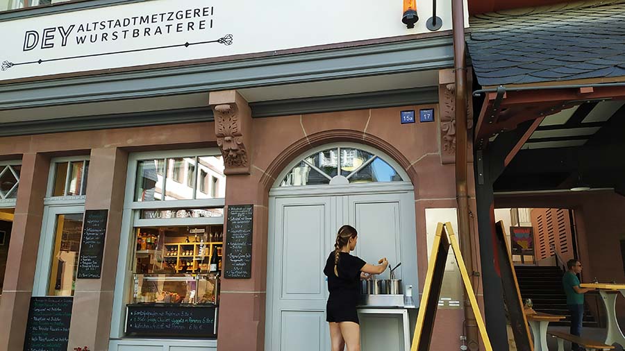 Comida tipica en Frankfurt