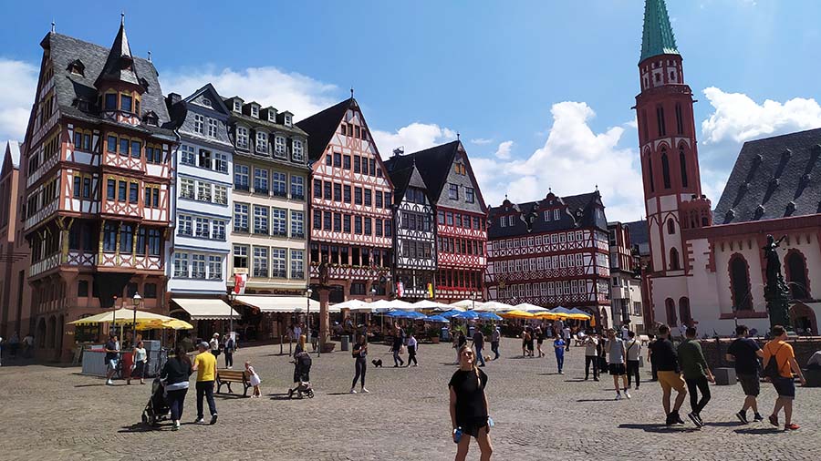Que ver en Frankfurt - Plaza Romer