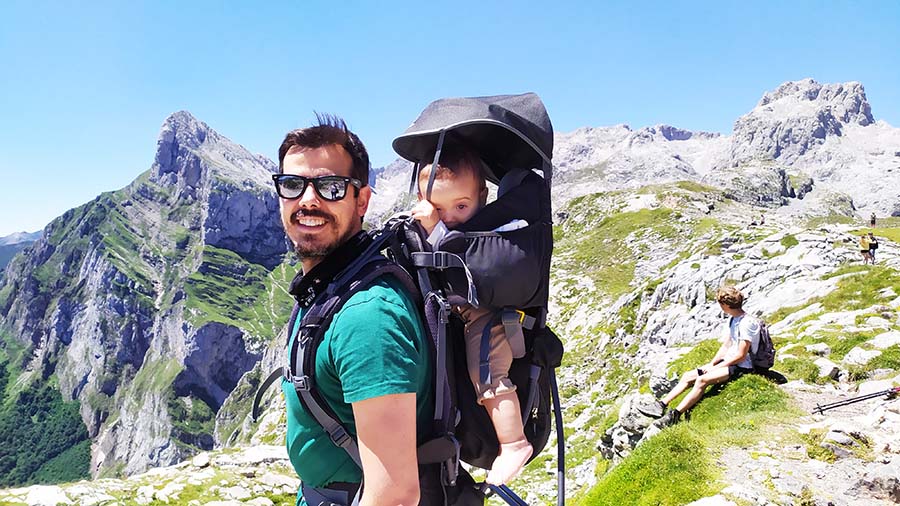 Trekking con bebe en Picos de Europa