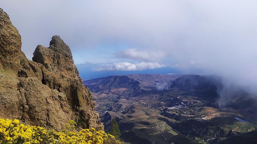 Vistas desde Pico de Las Nieves Gran Canaria