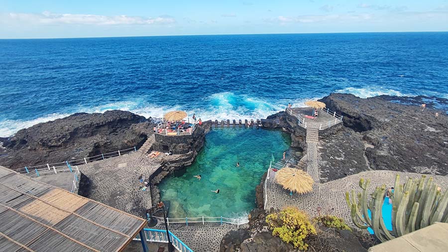 Charco Azul en La Palma