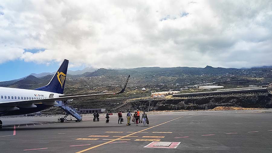 Como llegar a La Palma en avion